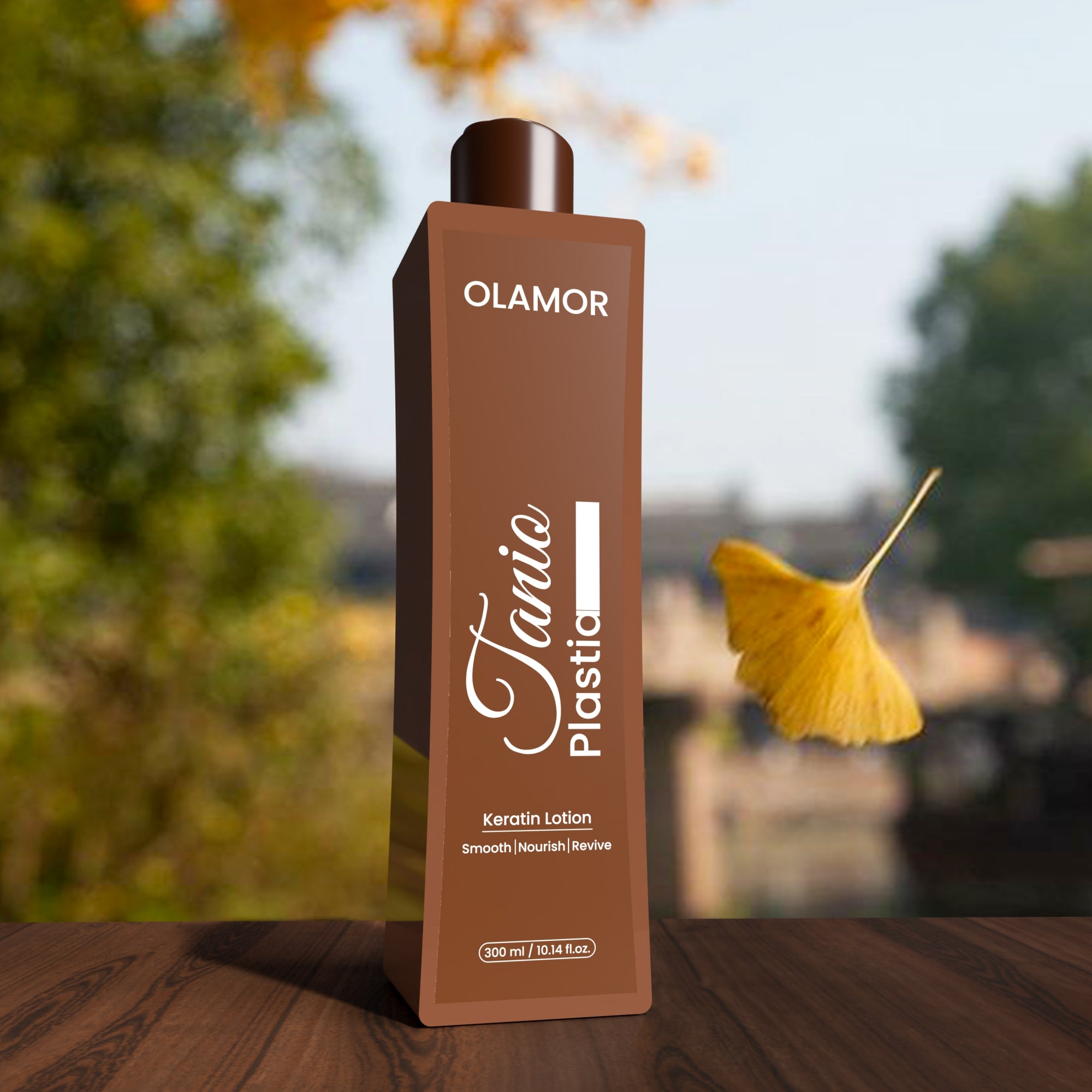 OLAMOR Tanio Plastic Keratin Lotion 300ml |Professional Tanioplastia Smoothing Treatment |Advanced Formaldehyde Free Formula for Permanent Frizz Control Intense Shine &amp; Hair Strengthening