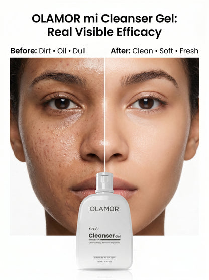 OLAMOR MI Cleanser Gel – Gentle Face Cleanser for Deep Pore Cleansing Gel 120ml