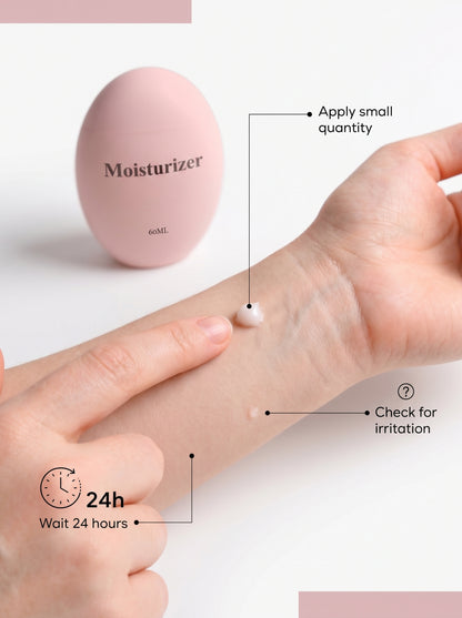OLAMOR Pink Oval Moisturizer 60ml | Nourishing Face Moisturizer for Soft, Glowing Skin