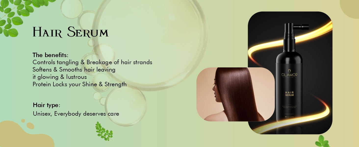 Olamor Hair Growth Serum A+ Content Benefits