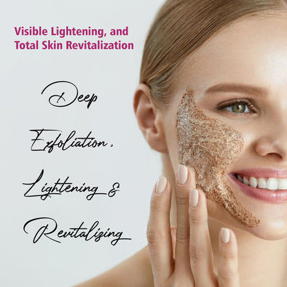 OLAMOR D-Tan Brightening Face Scrub – Exfoliating Tan Removal &amp; Skin Polish Scrub 200gm