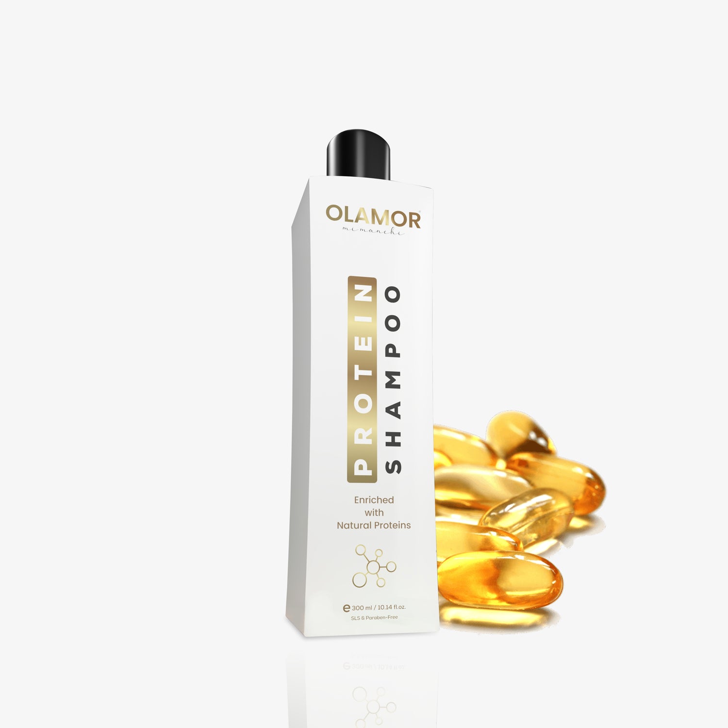 OLAMOR Complete Hair Repair Combo | Keratin Hair Treatment 500gm + Argan Oil Strengthening Therapy 500gm + Pre-Form Shampoo 300ml for Dry, Damaged &amp; Frizzy Hair