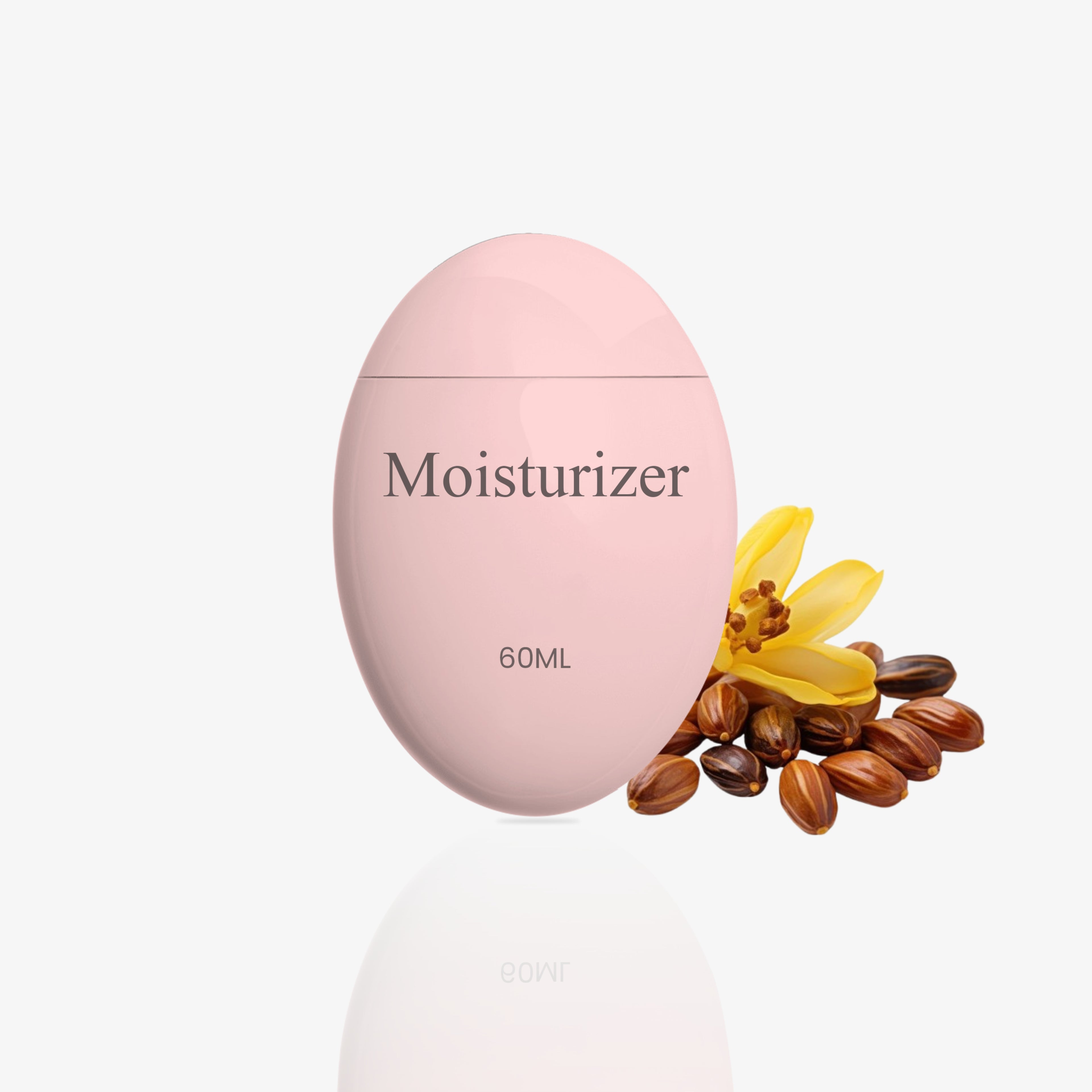 OLAMOR Pink Oval Moisturizer 60ml | Nourishing Face Moisturizer for Soft, Glowing Skin