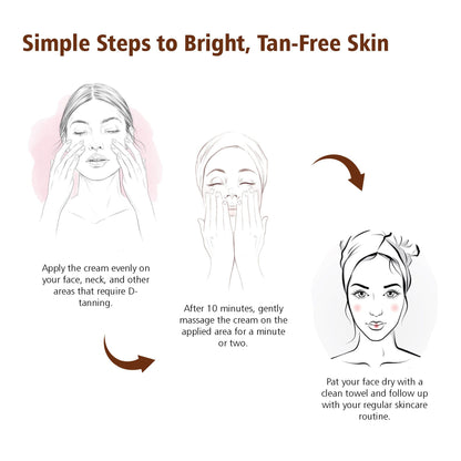 OLAMOR D-Tan Instant Brightening Treatment Cream | Removes Tan, Evens Skin Tone &amp; Restores Natural Glow | Salon Professional 500g