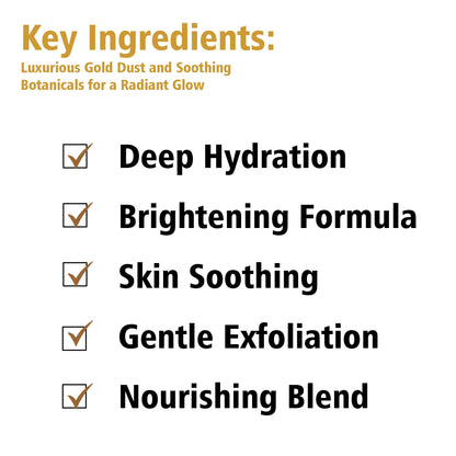 Gold Dust Face Mask 500gm for Dull &amp; Dry Skin - Uneven Skin Tone &amp; Dark Spots