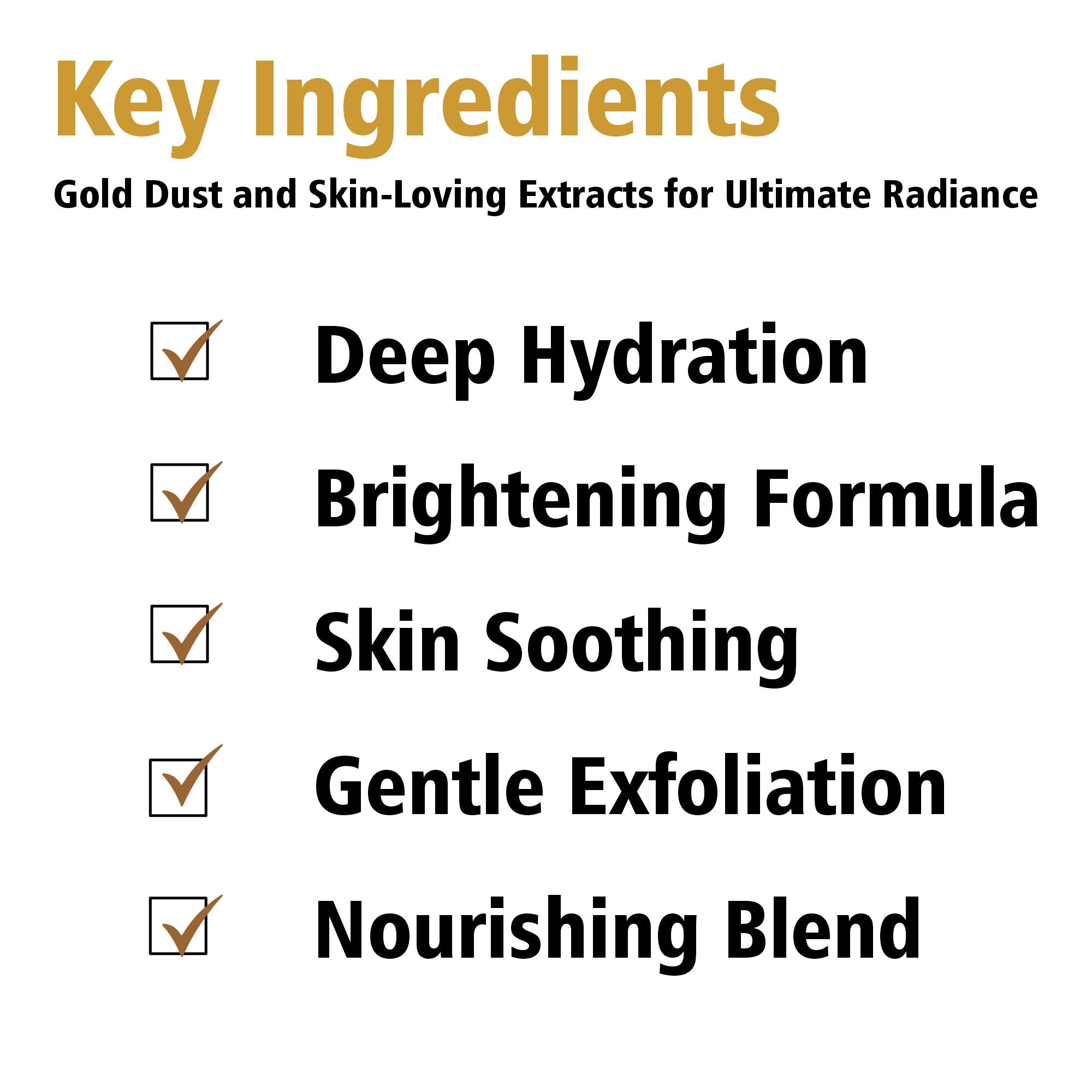 Gold Dust Face Scrub 500gm – Get Radiant Skin | Exfoliates Dead Skin Cells, Removes Impurities