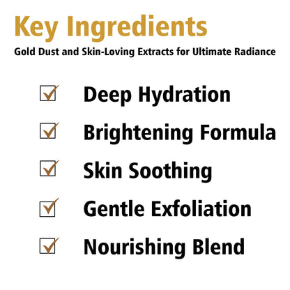 Gold Dust Face Scrub 500gm – Get Radiant Skin | Exfoliates Dead Skin Cells, Removes Impurities