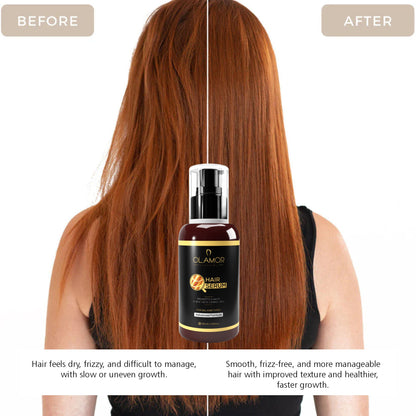 Vitamin-E Hair Serum with Macadamia Oil for Frizzy Hair &amp; Healthier Hair Growth - 100ml