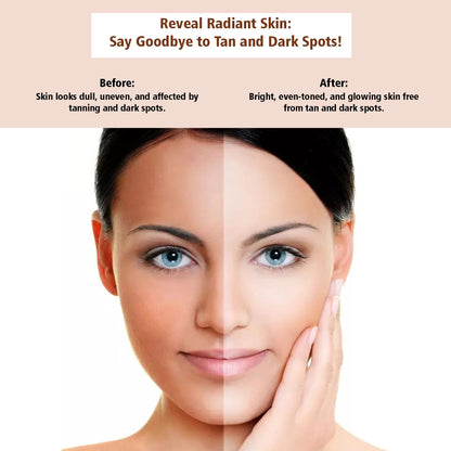 D- Tan Instant Brightening Cream - Removes Tan &amp; Dark Spots