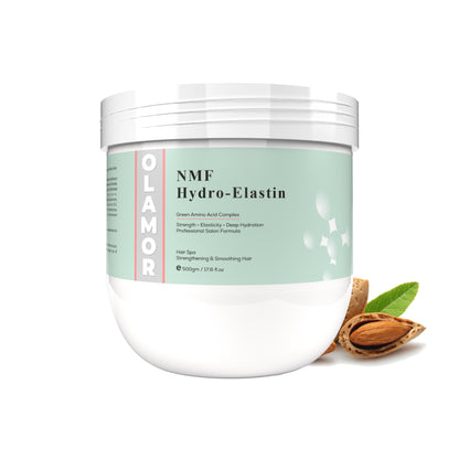 OLAMOR NMF Hydro- Elastin hair spa Strengthening &amp; Smoothing Hair 500GM