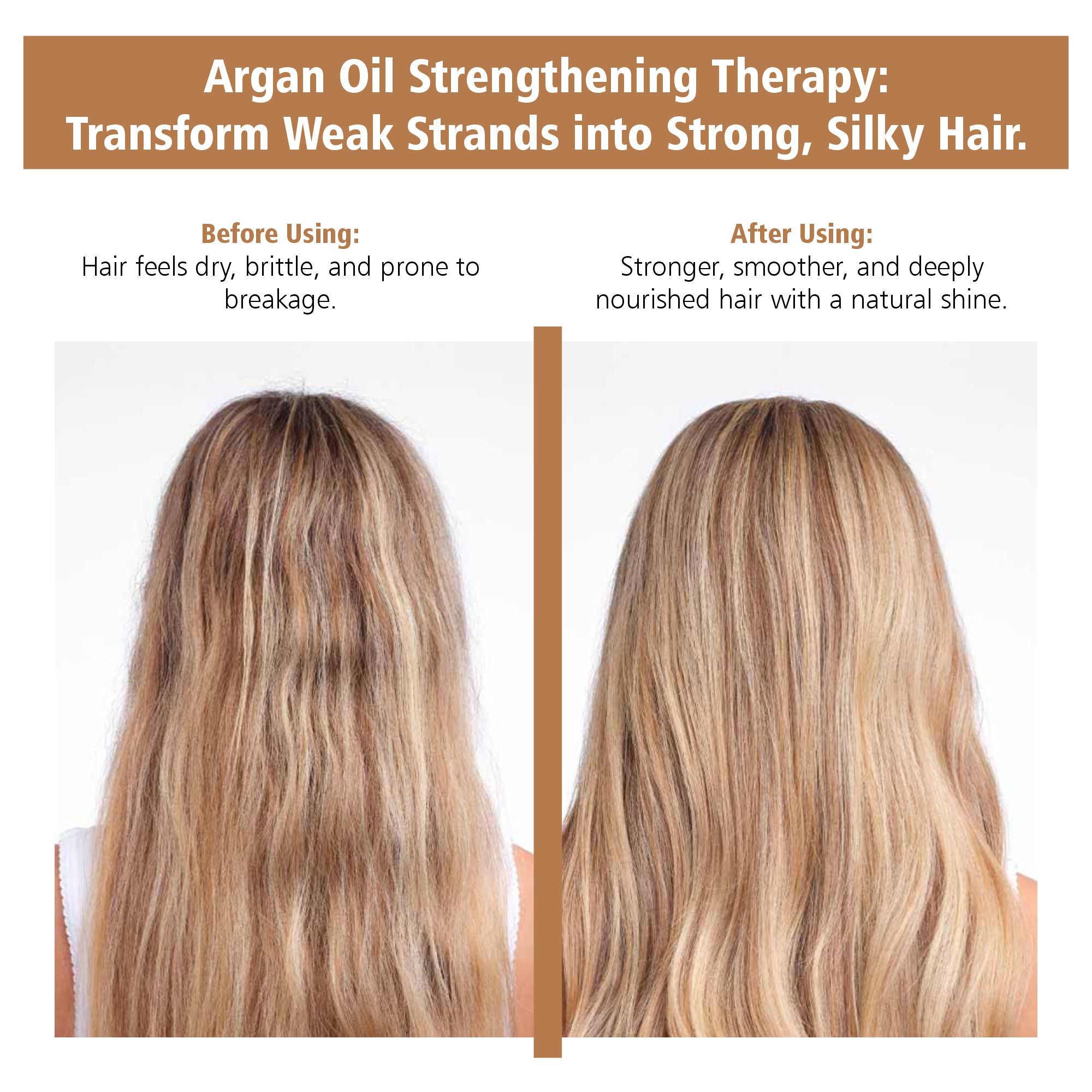 Premium Argan Oil Strengthening Therapy 500gm for Dry &amp; Frizzy Hair Problems