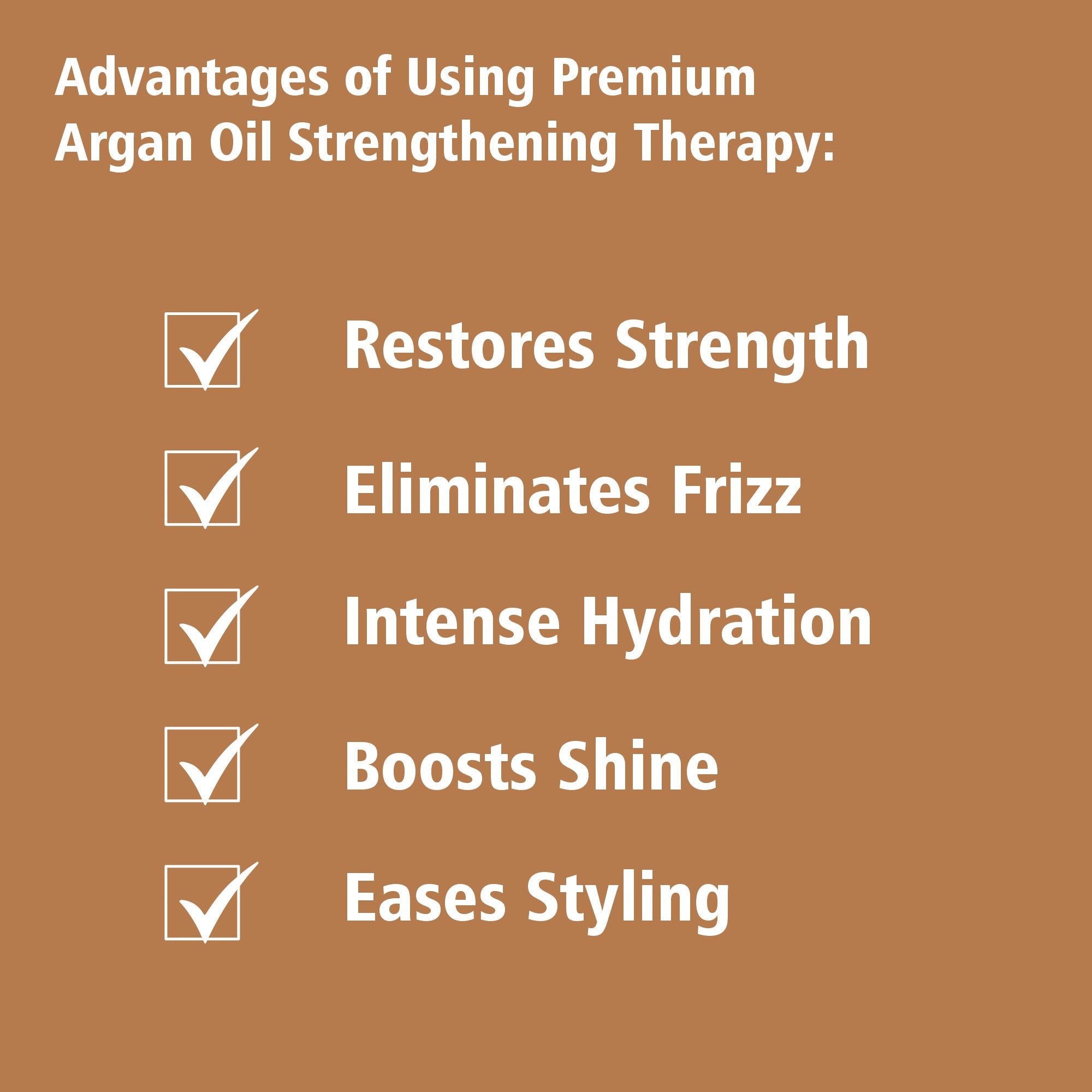 Premium Argan Oil Strengthening Therapy 500gm for Dry &amp; Frizzy Hair Problems