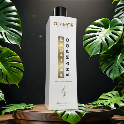 OLAMOR Pre-Form Clarifying Shampoo – Prep Hair for Keratin &amp; Nanoplastia Instant Brightenings - 300ml