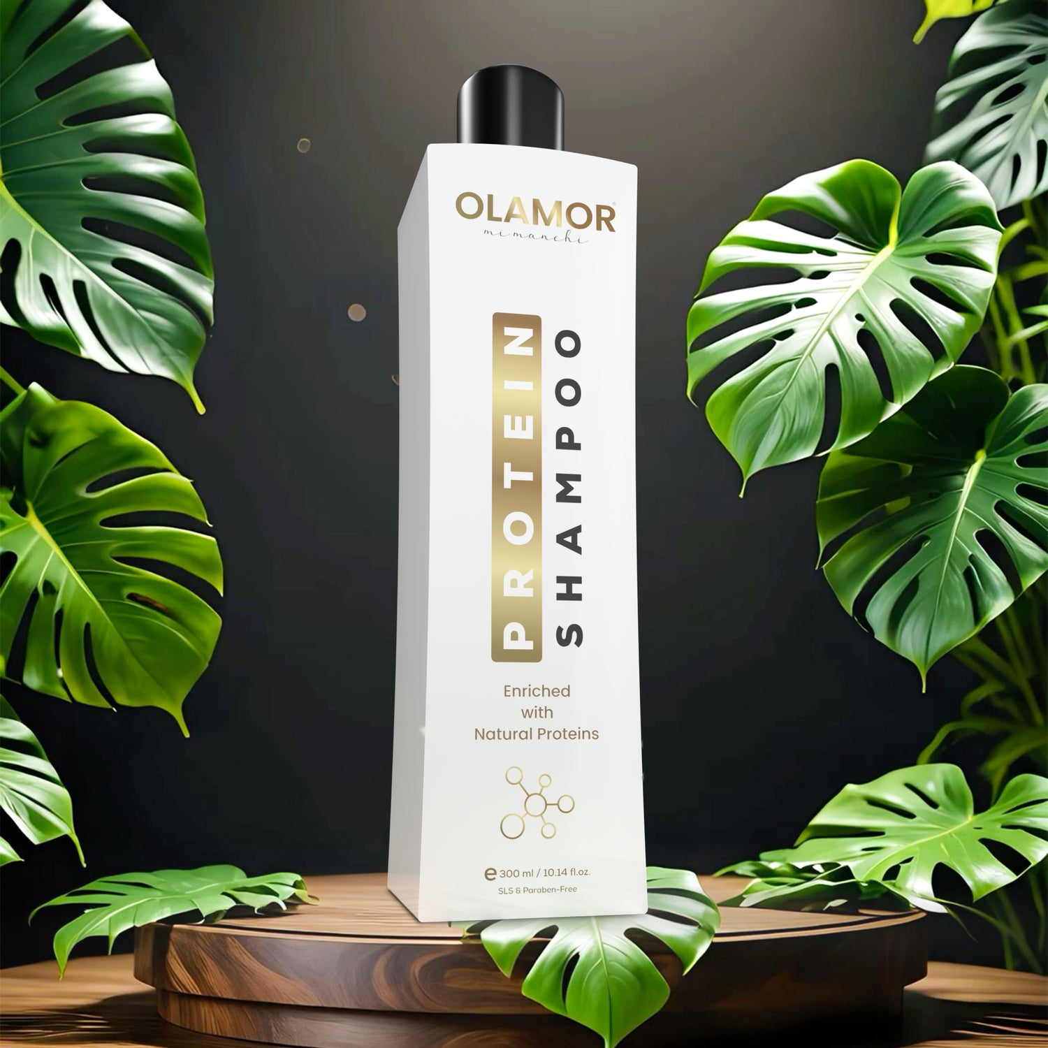 OLAMOR Hair Protein Shampoo 300ml | Sulfate-Free Daily Hair Cleanser