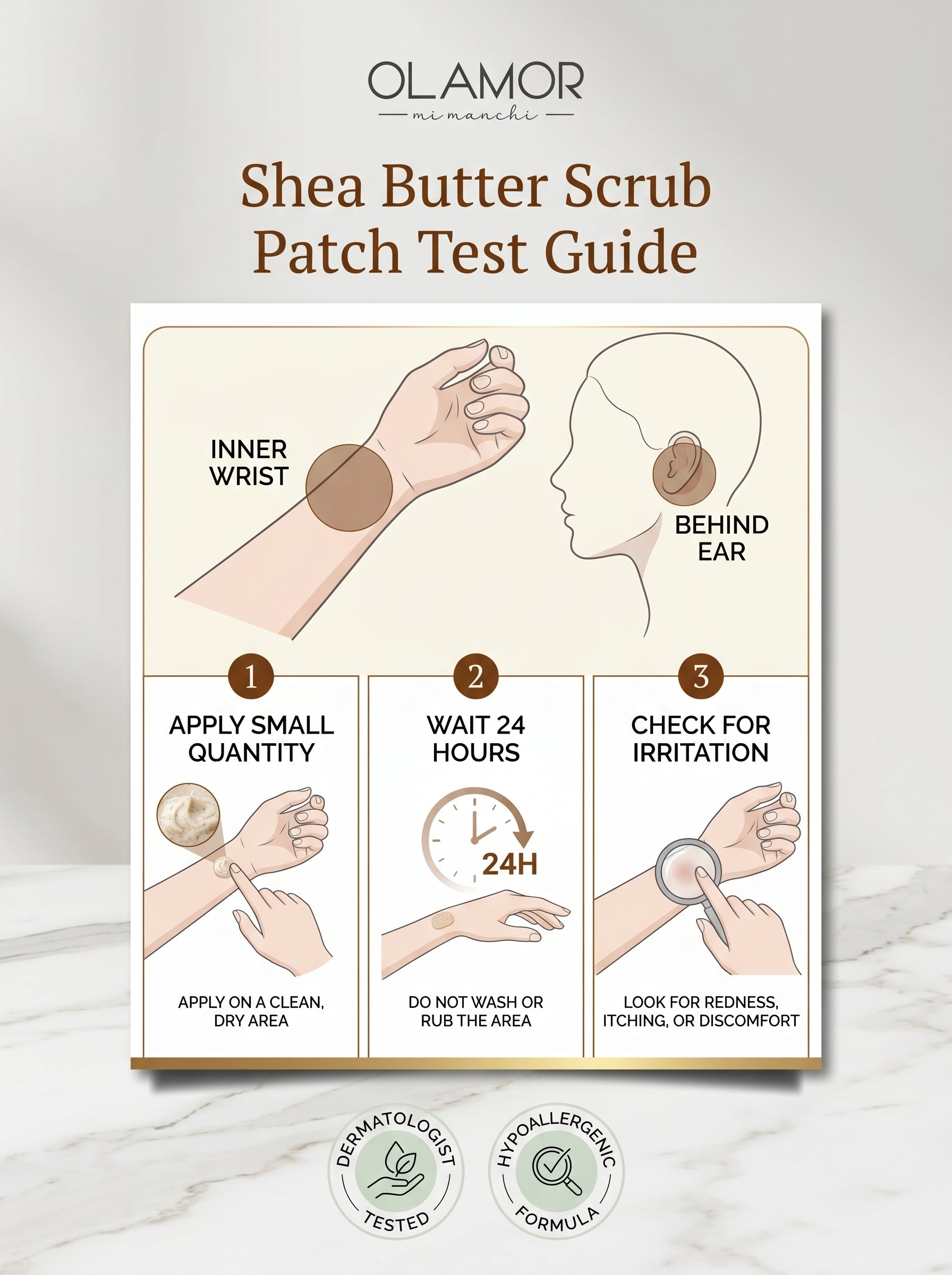 OLAMOR Shea Butter Face &amp; Body Scrub 200g | Daily Skincare Essential