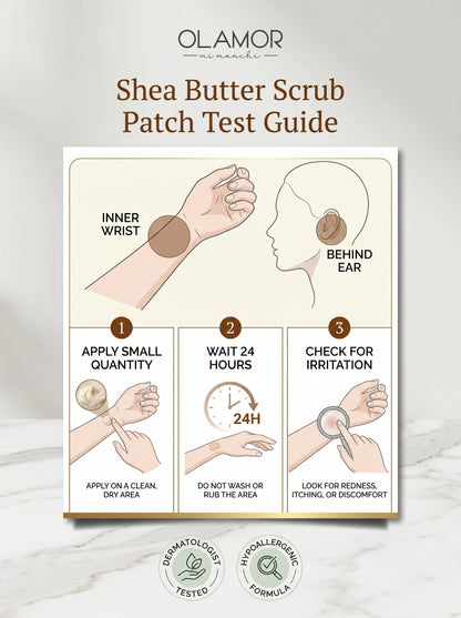 OLAMOR Shea Butter Face &amp; Body Scrub 200g | Daily Skincare Essential