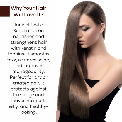Tanio Plastia Keratin Lotion – Smooth, Repair &amp; Shine in One Professional Instant Brightening - 300ml