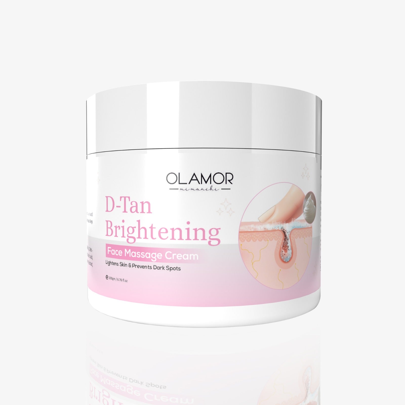 D-Tan Brightening Face Massage Cream 500GM