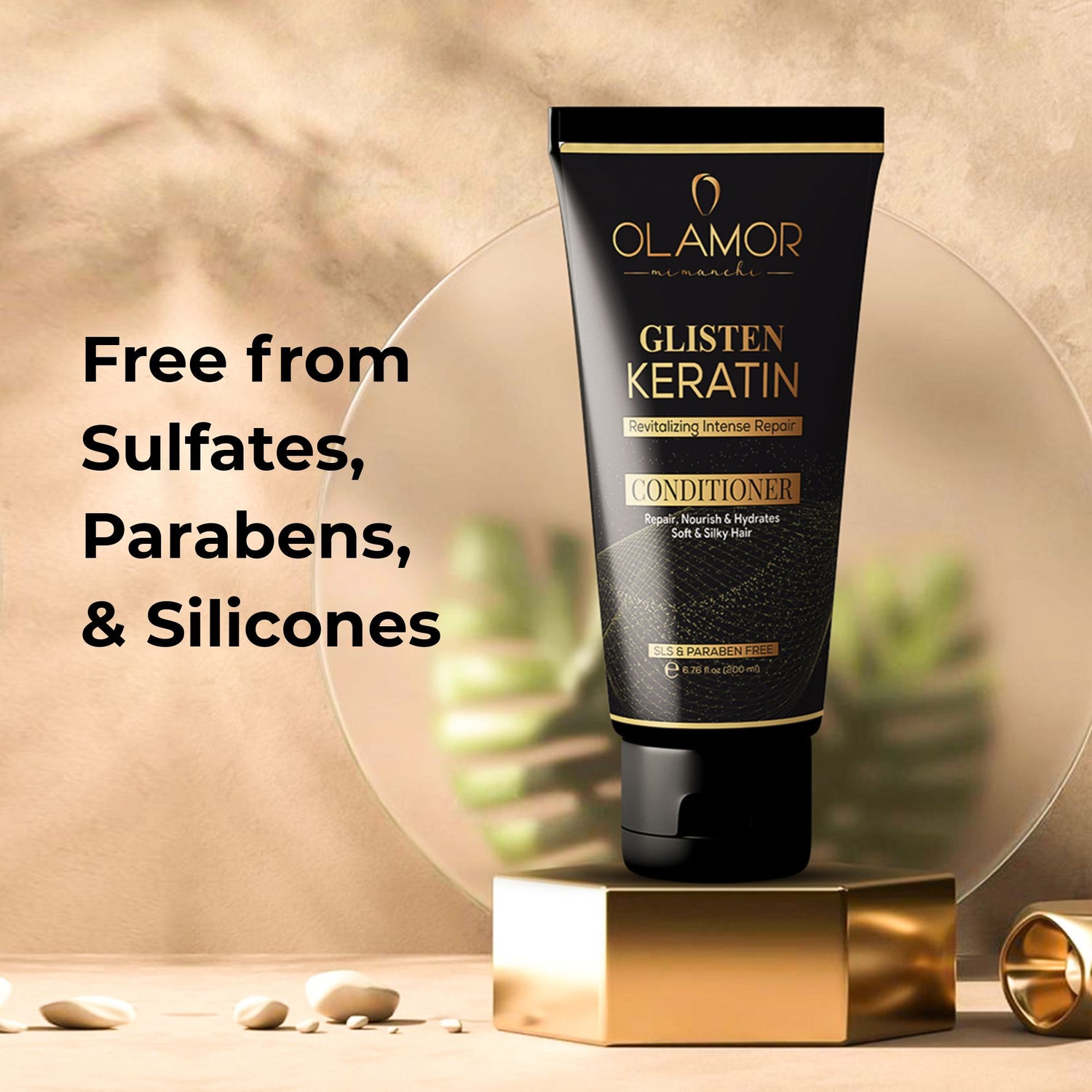 Premium Glisten Revitalizing Intense Hair Damage Repair Keratin Conditioner