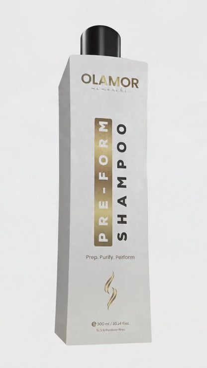 OLAMOR Pre-Form Shampoo – Pre-Treatment Hair Cleanser for Smoothening &amp; Repair 300ml