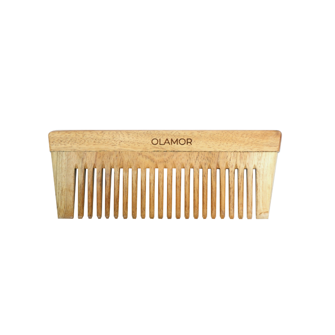 Wooden Hair Comb with Natural Neemwood