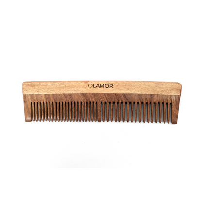 Wooden Hair Comb with Natural Neemwood