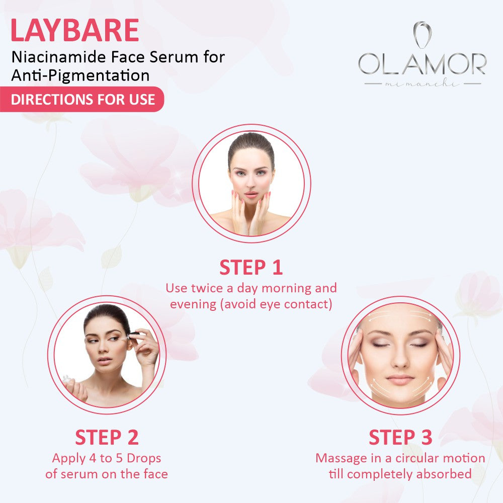 Laybare Niacinamide Face Serum How To Use
