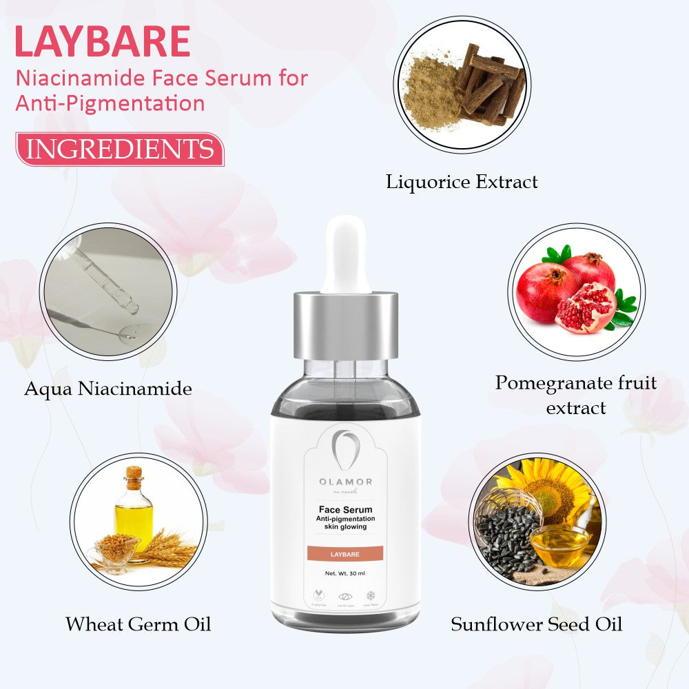 Laybare Niacinamide Face Serum Ingredients