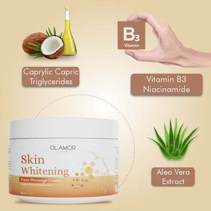 Olamor Skin Whitening Face Massage Cream  Ingredients
