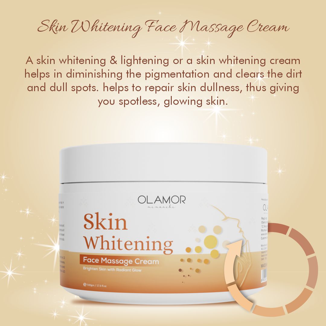 Skin Whitening Face Massage Cream 500gm OLAMOR