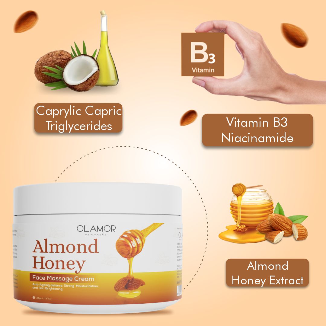 Almond Honey Face Massage Cream Ingredients