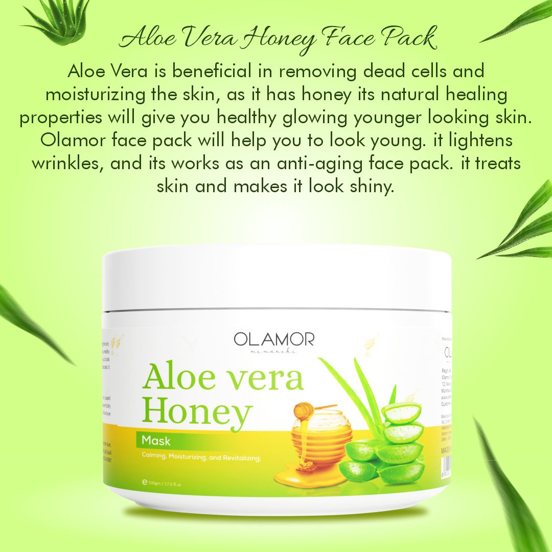 OLAMOR Aloe Vera Honey Mask Benefits