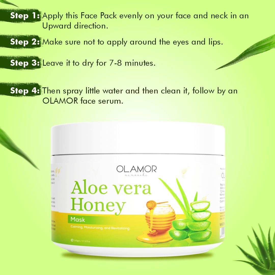 OLAMOR Aloe Vera Honey Face Mask 500gm