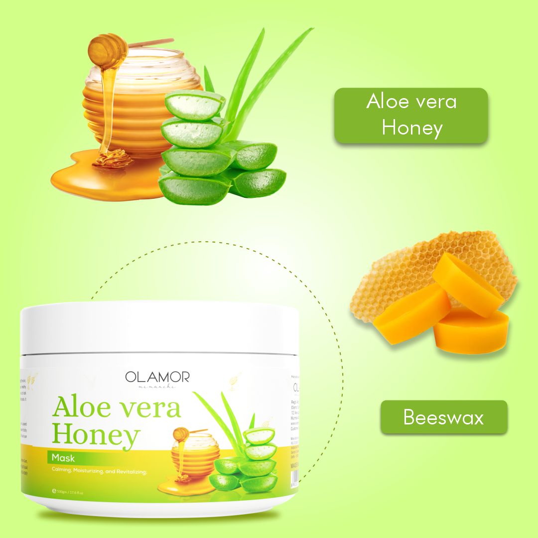 OLAMOR Aloe Vera Honey Face Mask 500gm