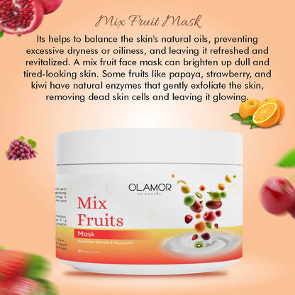 Olamor Mix Fruit Face Mask Benefits