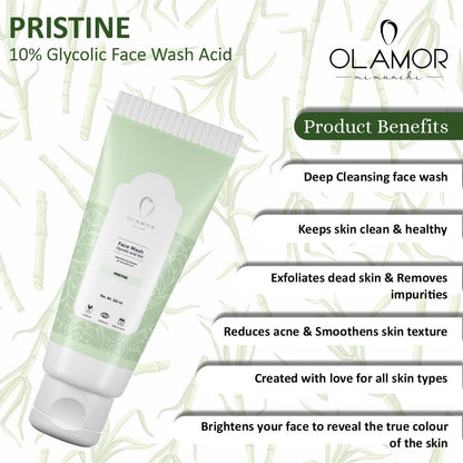 Pristine Glycolic Acid Face Wash Benefits