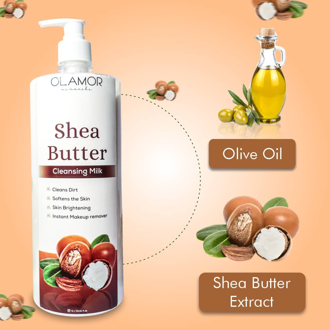 Olamor Shea Butter Cleansing Milk Ingredients